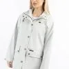 Schmuddelwedda Regenjacke / Wasserabweisende Jacke - Grauweiss