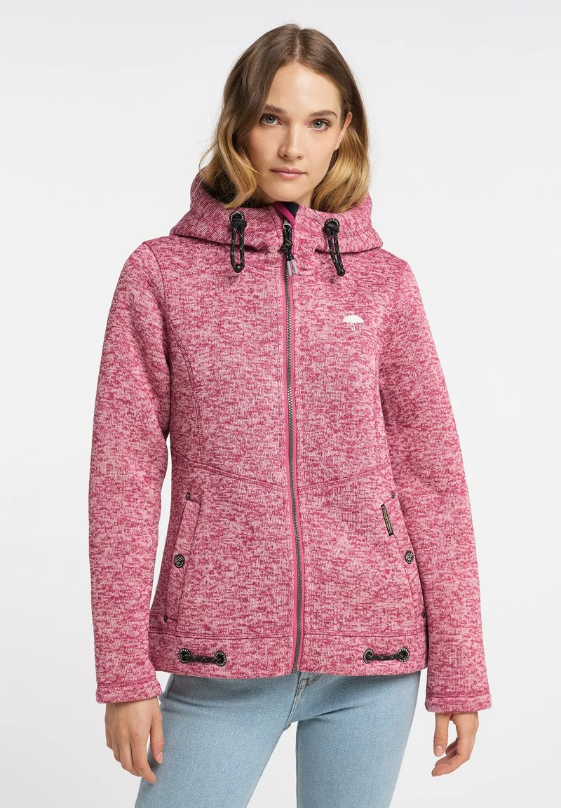 Schmuddelwedda Fleecejacke - Himbeerpink Melange 6 Schmuddelwedda Fleecejacke - Himbeerpink Melange – Bild 6