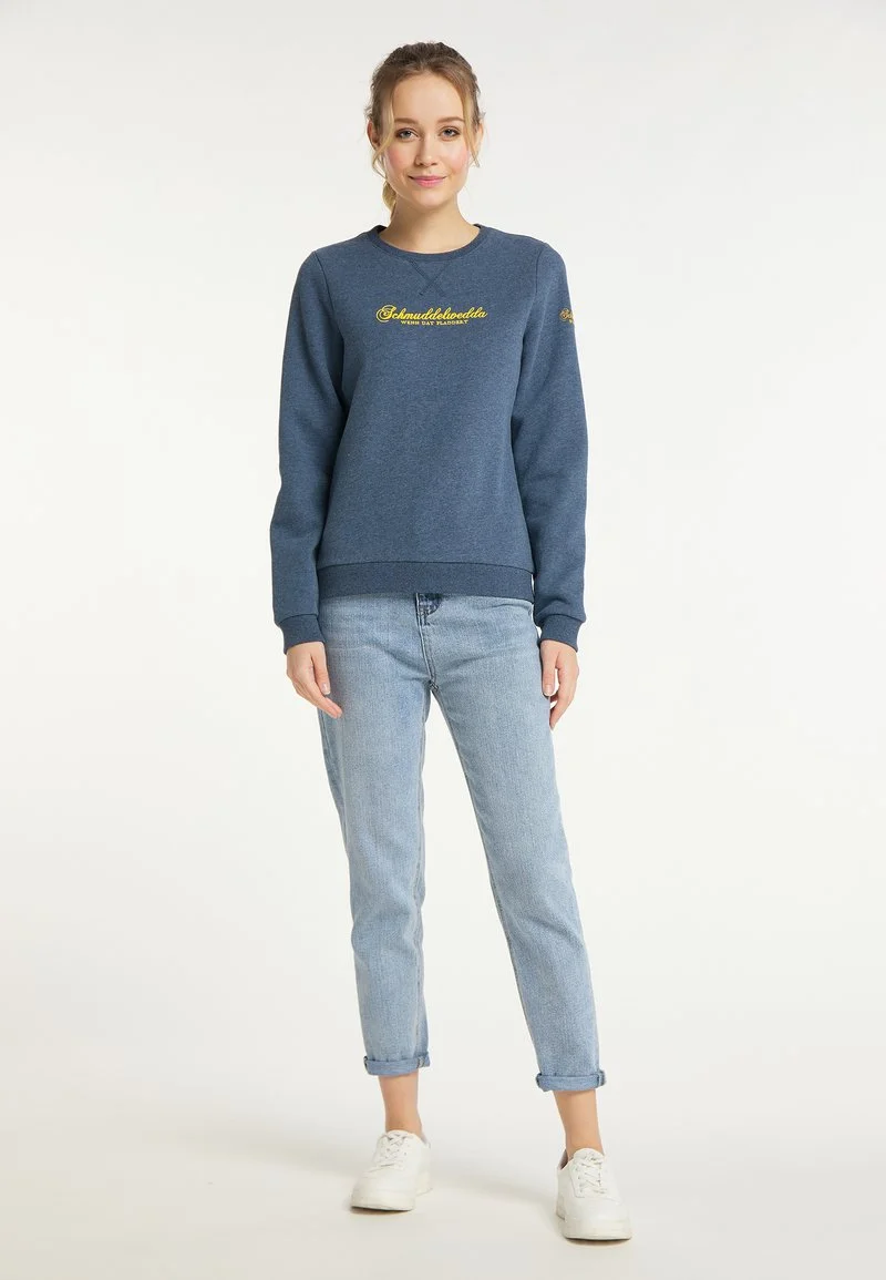 SCHMUDDELWEDDA YASANNA - Sweatshirt - Marine Melange 2 SCHMUDDELWEDDA YASANNA - Sweatshirt - Marine Melange – Bild 2