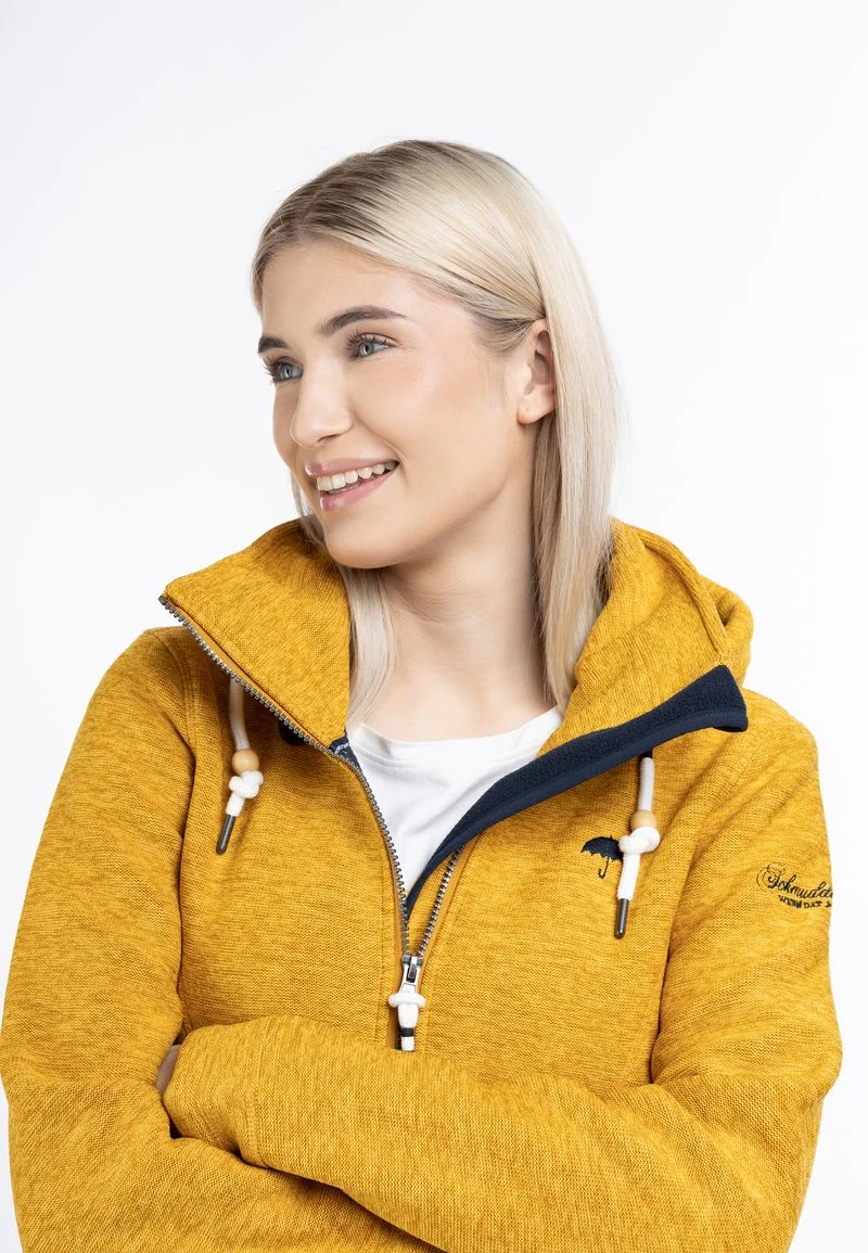 Schmuddelwedda FRAULLY - Kurzmantel - Senf Melange 4 Schmuddelwedda FRAULLY - Kurzmantel - Senf Melange – Bild 4