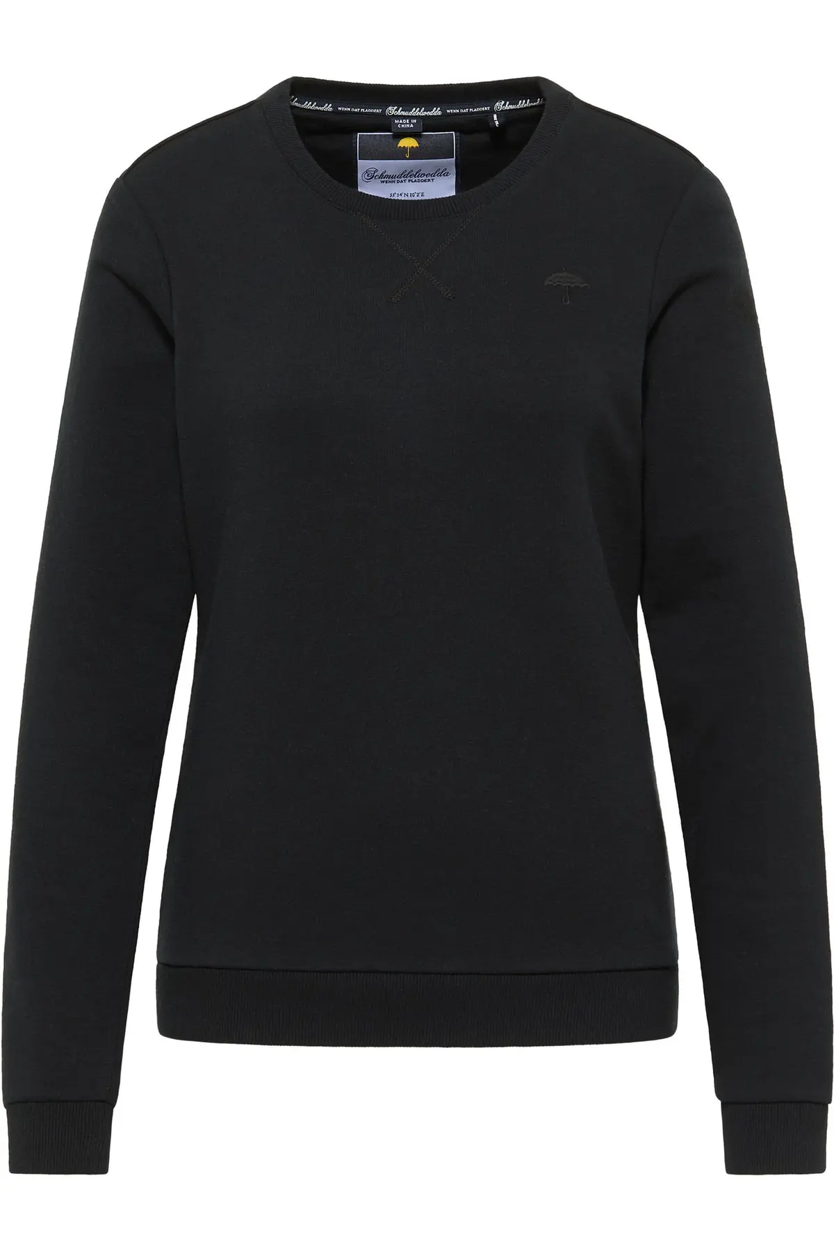 Schmuddelwedda Sweatshirt - Schwarz - Regular Fit 1 Schmuddelwedda Sweatshirt - Schwarz - Regular Fit