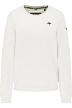 Schmuddelwedda Sweatshirt - Ecru - Regular Fit Damen Sweatshirts 758392935