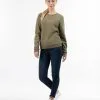 Schmuddelwedda Sweatshirt - Khaki - Regular Fit Damen Sweatshirts 655082549