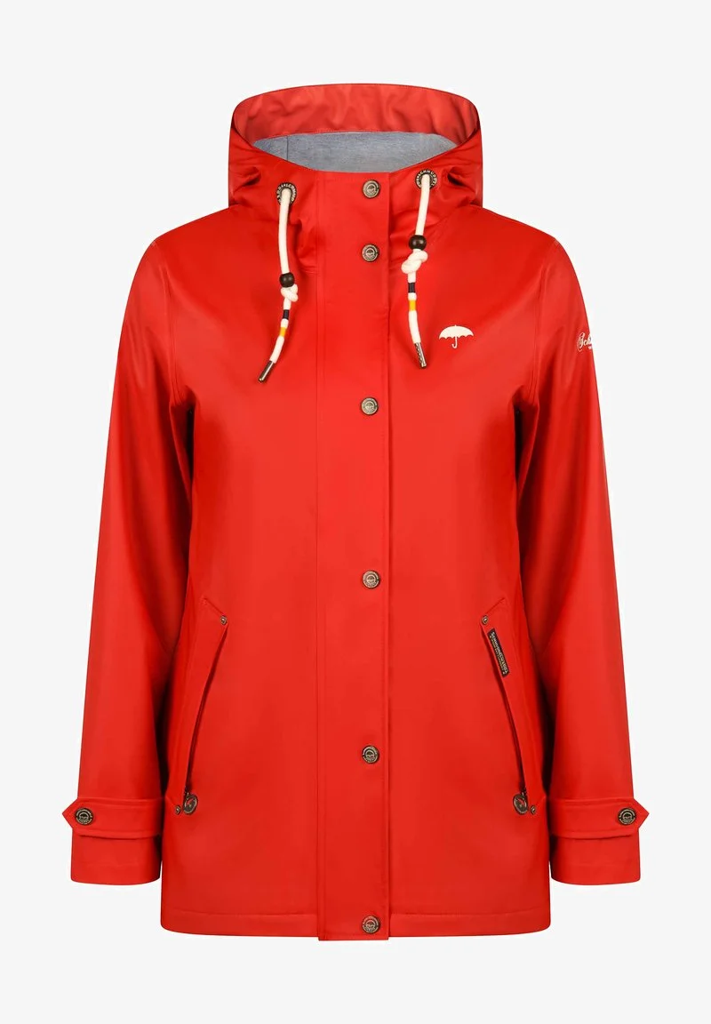 SCHMUDDELWEDDA INCUS - Parka - Rot Marine Melange 5 SCHMUDDELWEDDA INCUS - Parka - Rot Marine Melange – Bild 5