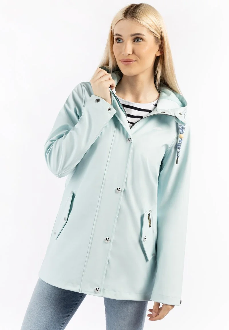 Schmuddelwedda REGEN - Regenjacke / Wasserabweisende Jacke - Blaumint 1 Schmuddelwedda REGEN - Regenjacke / Wasserabweisende Jacke - Blaumint