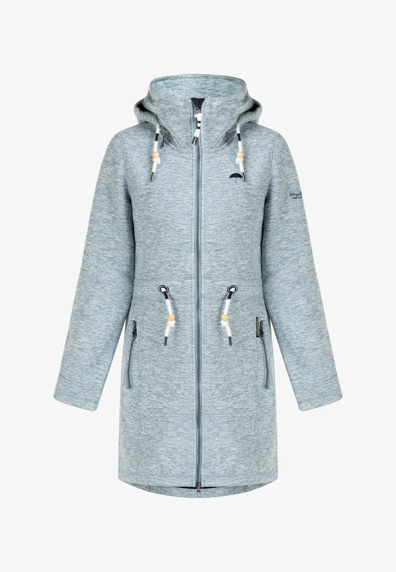 Schmuddelwedda FRAULLY - Kurzmantel - Hellblau Melange 5 Schmuddelwedda FRAULLY - Kurzmantel - Hellblau Melange – Bild 5