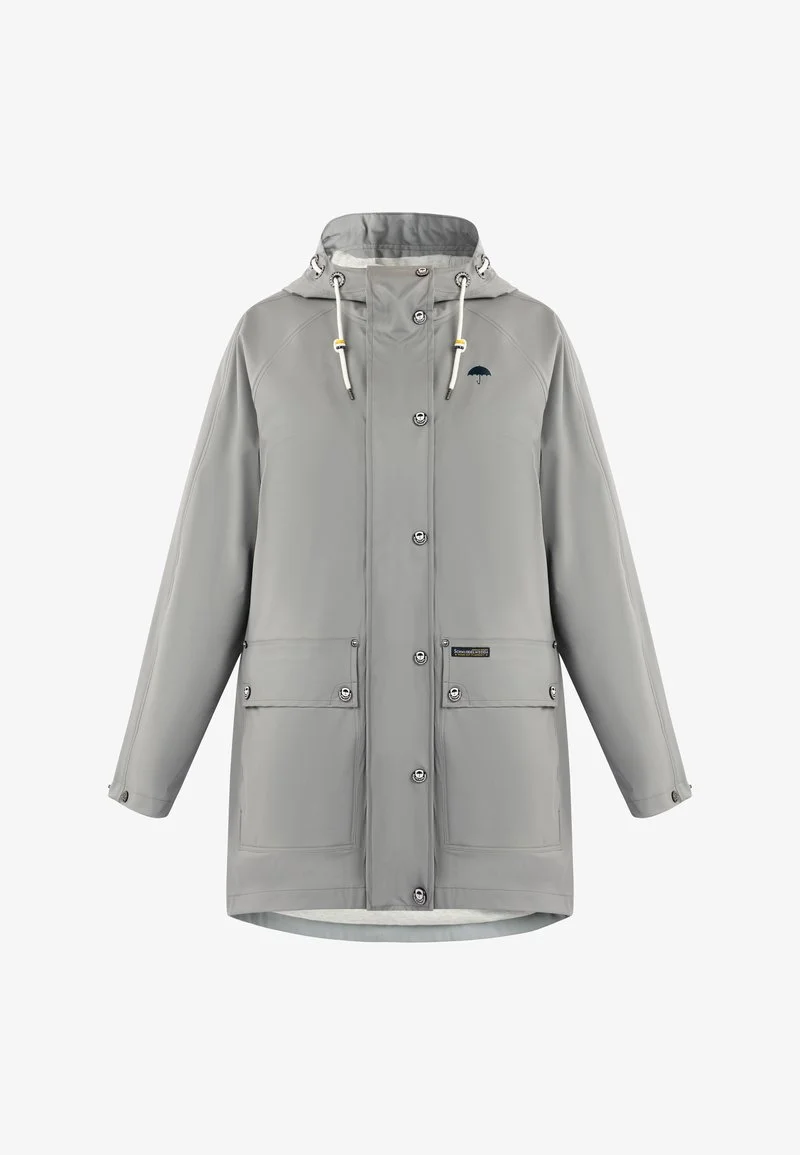 Schmuddelwedda Regenjacke / Wasserabweisende Jacke - Grau 5 Schmuddelwedda Regenjacke / Wasserabweisende Jacke - Grau – Bild 5