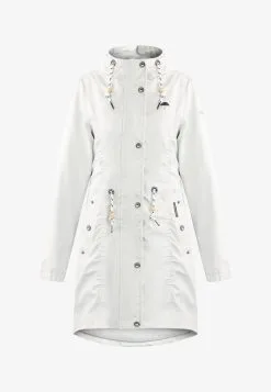 Schmuddelwedda REGEN - Parka - Grauweiss -Schmuddelwedda Verkäufe 2373a7b2ac014b468a1a092918ea50ca