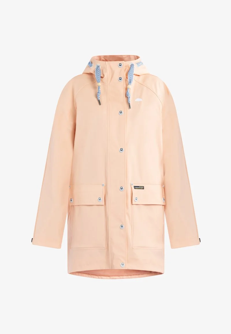 Schmuddelwedda Regenjacke / Wasserabweisende Jacke - Pastellpfirsich 5 Schmuddelwedda Regenjacke / Wasserabweisende Jacke - Pastellpfirsich – Bild 5