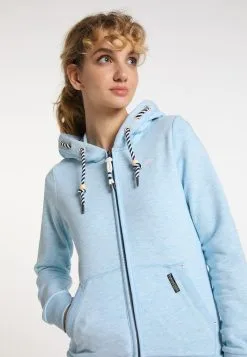 SCHMUDDELWEDDA NAHIMA - Sweatjacke - Aqua Melange 9 SCHMUDDELWEDDA NAHIMA - Sweatjacke - Aqua Melange -Schmuddelwedda Verkäufe 2700ef0950164bfb97ff9d9850e6fae9