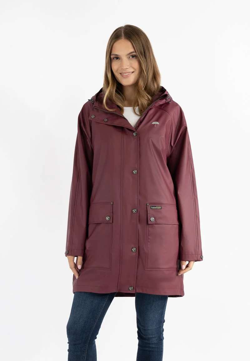 Schmuddelwedda Regenjacke / Wasserabweisende Jacke - Red Wine 1 Schmuddelwedda Regenjacke / Wasserabweisende Jacke - Red Wine