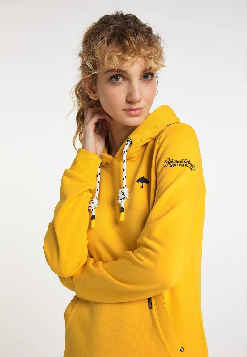 SCHMUDDELWEDDA NAHIMA - Kapuzenpullover - Sonnengelb 4 SCHMUDDELWEDDA NAHIMA - Kapuzenpullover - Sonnengelb – Bild 4