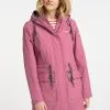 SCHMUDDELWEDDA HALEE - Parka - Himbeerpink Melange
