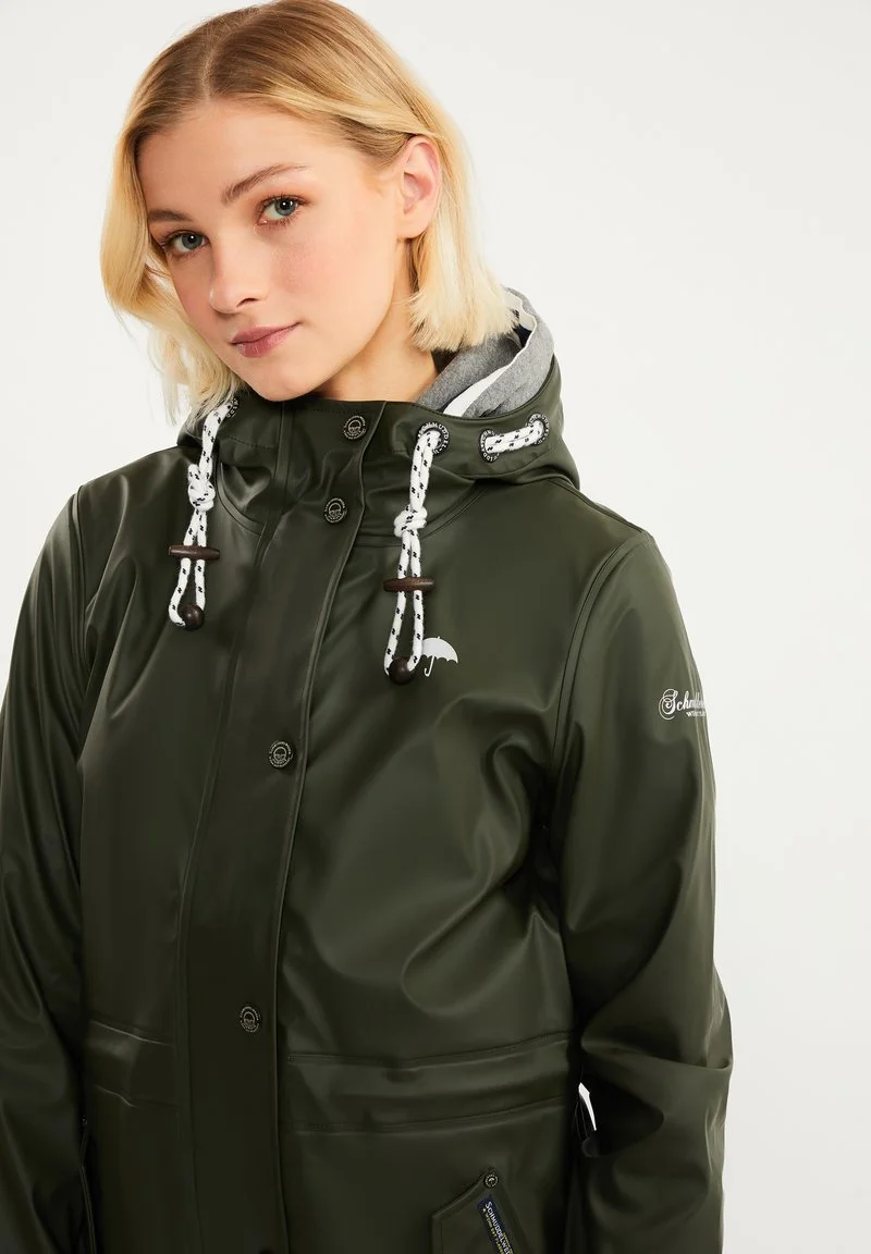 SCHMUDDELWEDDA ALTIPLANO - Regenjacke / Wasserabweisende Jacke - Dunkeloliv 4 SCHMUDDELWEDDA ALTIPLANO - Regenjacke / Wasserabweisende Jacke - Dunkeloliv – Bild 4