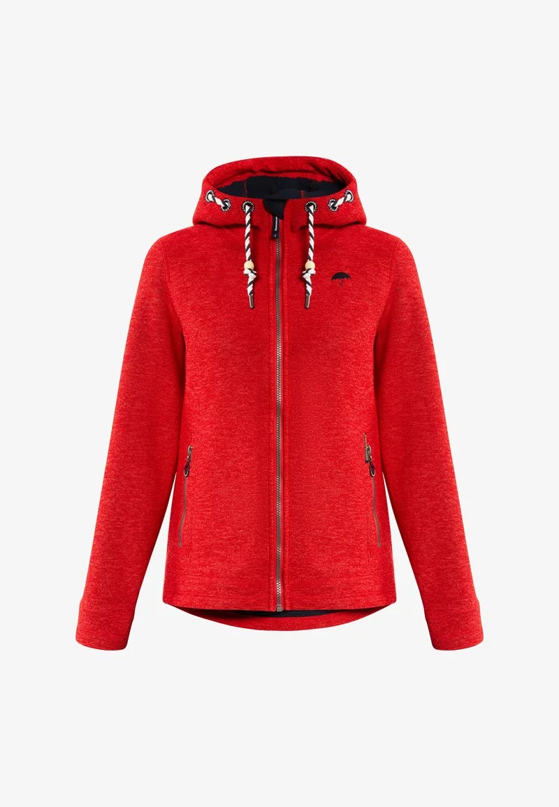 Schmuddelwedda FRAULLY - Fleecejacke - Rot Melange 5 Schmuddelwedda FRAULLY - Fleecejacke - Rot Melange – Bild 5
