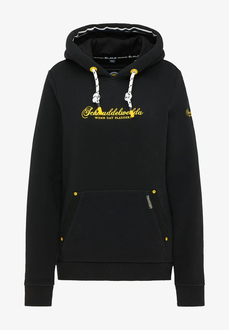 Schmuddelwedda Kapuzenpullover - Schwarz 5 Schmuddelwedda Kapuzenpullover - Schwarz – Bild 5