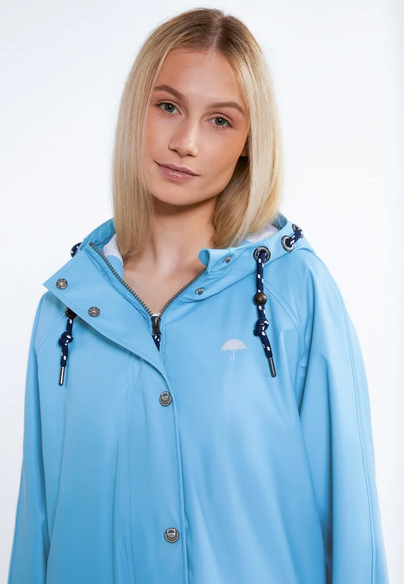 Schmuddelwedda Regenjacke / Wasserabweisende Jacke - Ice Blue 4 Schmuddelwedda Regenjacke / Wasserabweisende Jacke - Ice Blue – Bild 4