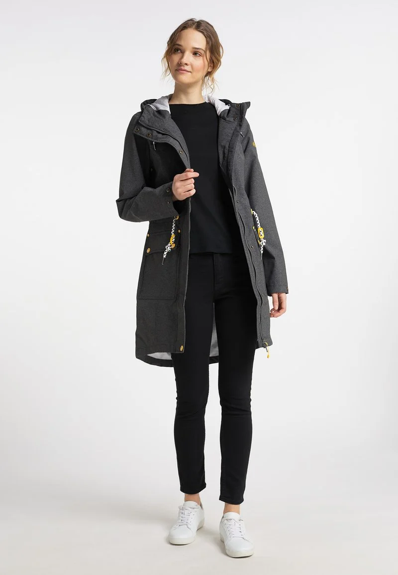 SCHMUDDELWEDDA HALEE - Parka - Anthrazit Melange 2 SCHMUDDELWEDDA HALEE - Parka - Anthrazit Melange – Bild 2