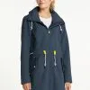 Schmuddelwedda Regenjacke / Wasserabweisende Jacke - Marine Melange Aop