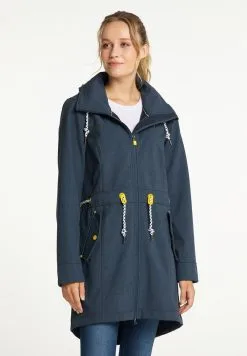 Schmuddelwedda Regenjacke / Wasserabweisende Jacke - Marine Melange Aop