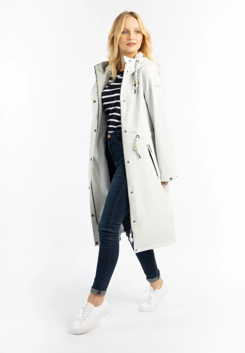 Schmuddelwedda BRIDGEPORT - Parka - Grauweiss 1 Schmuddelwedda BRIDGEPORT - Parka - Grauweiss