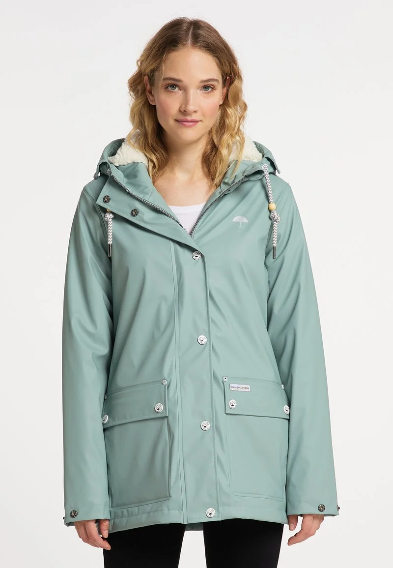 SCHMUDDELWEDDA KILATA - Outdoorjacke - Rauchmint 1 SCHMUDDELWEDDA KILATA - Outdoorjacke - Rauchmint