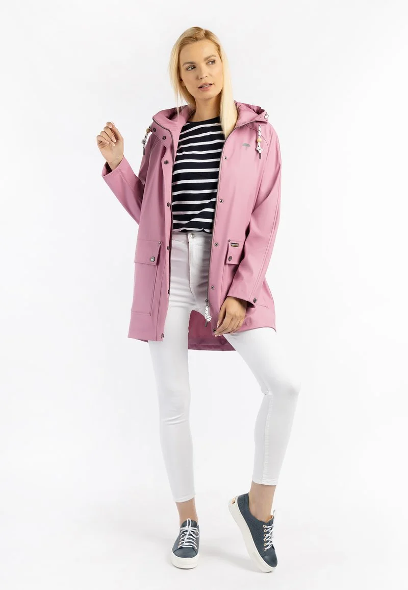 Schmuddelwedda Regenjacke / Wasserabweisende Jacke - Puderpink 2 Schmuddelwedda Regenjacke / Wasserabweisende Jacke - Puderpink – Bild 2