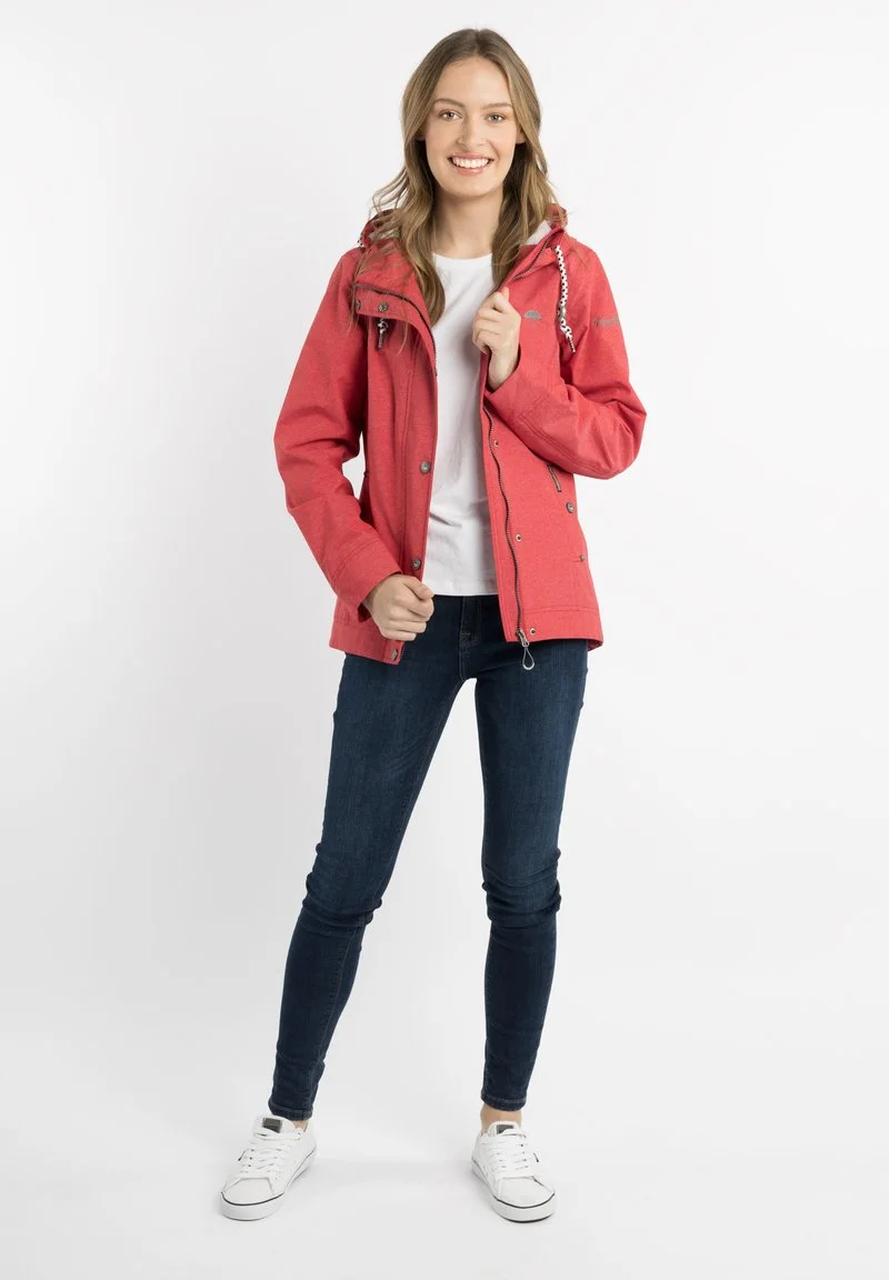 SCHMUDDELWEDDA HALEE - Parka - Rot Melange 2 SCHMUDDELWEDDA HALEE - Parka - Rot Melange – Bild 2