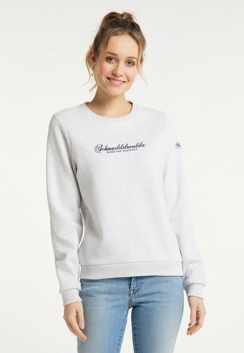 Schmuddelwedda Sweatshirt - Wollweiss Melange 1 Schmuddelwedda Sweatshirt - Wollweiss Melange
