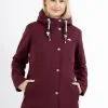 Schmuddelwedda Outdoorjacke - Weinrot