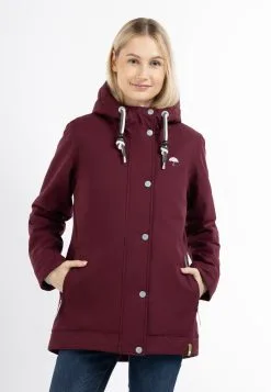 Schmuddelwedda Outdoorjacke - Weinrot