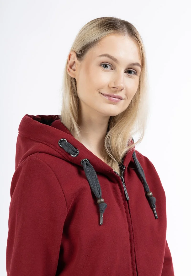 Schmuddelwedda YASANNA - Sweatjacke - Dunkelrot 6 Schmuddelwedda YASANNA - Sweatjacke - Dunkelrot – Bild 6