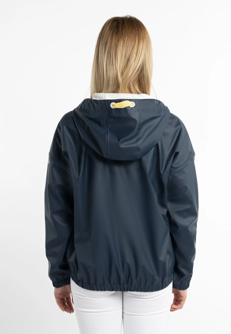 SCHMUDDELWEDDA INCUS - Regenjacke / Wasserabweisende Jacke - Marine Weiss 3 SCHMUDDELWEDDA INCUS - Regenjacke / Wasserabweisende Jacke - Marine Weiss – Bild 3