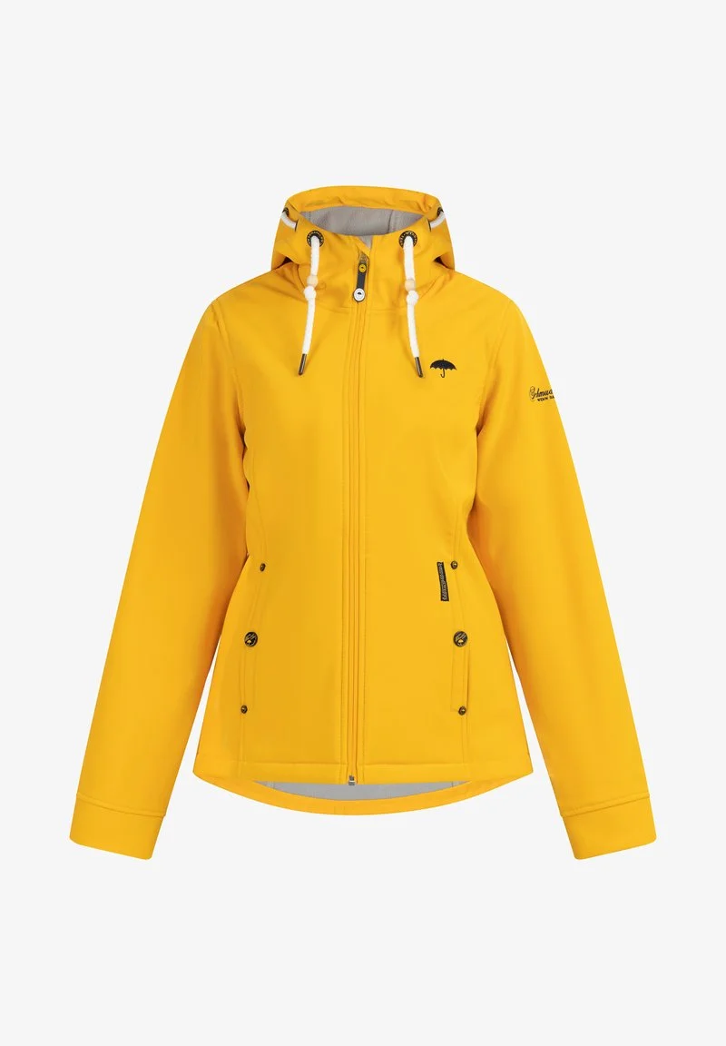 Schmuddelwedda MIT MAGIC PRINT CHANCERY - Outdoorjacke - Sonnengelb 5 Schmuddelwedda MIT MAGIC PRINT CHANCERY - Outdoorjacke - Sonnengelb – Bild 5