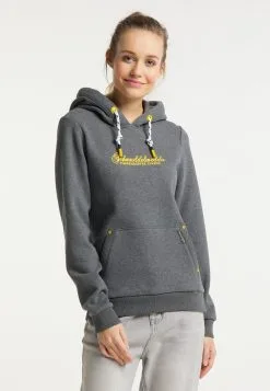 SCHMUDDELWEDDA YASANNA - Kapuzenpullover - Grau Melange