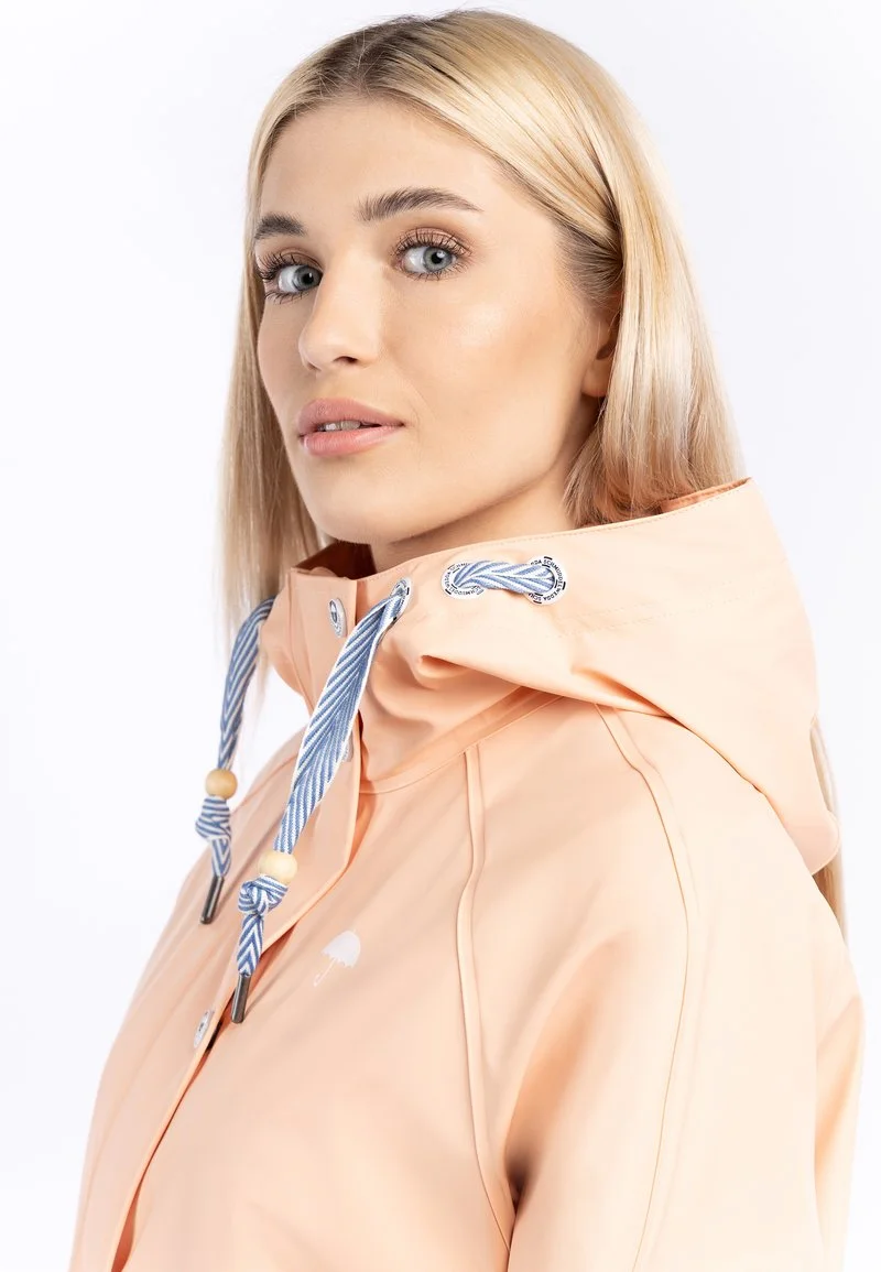 Schmuddelwedda Regenjacke / Wasserabweisende Jacke - Pastellpfirsich 4 Schmuddelwedda Regenjacke / Wasserabweisende Jacke - Pastellpfirsich – Bild 4