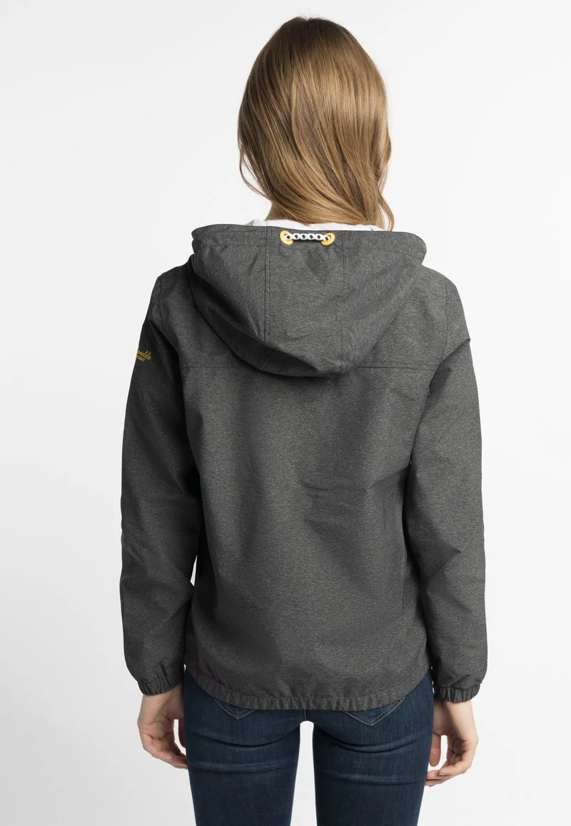 SCHMUDDELWEDDA HALEE - Regenjacke / Wasserabweisende Jacke - Anthrazit Melange 2 SCHMUDDELWEDDA HALEE - Regenjacke / Wasserabweisende Jacke - Anthrazit Melange – Bild 2