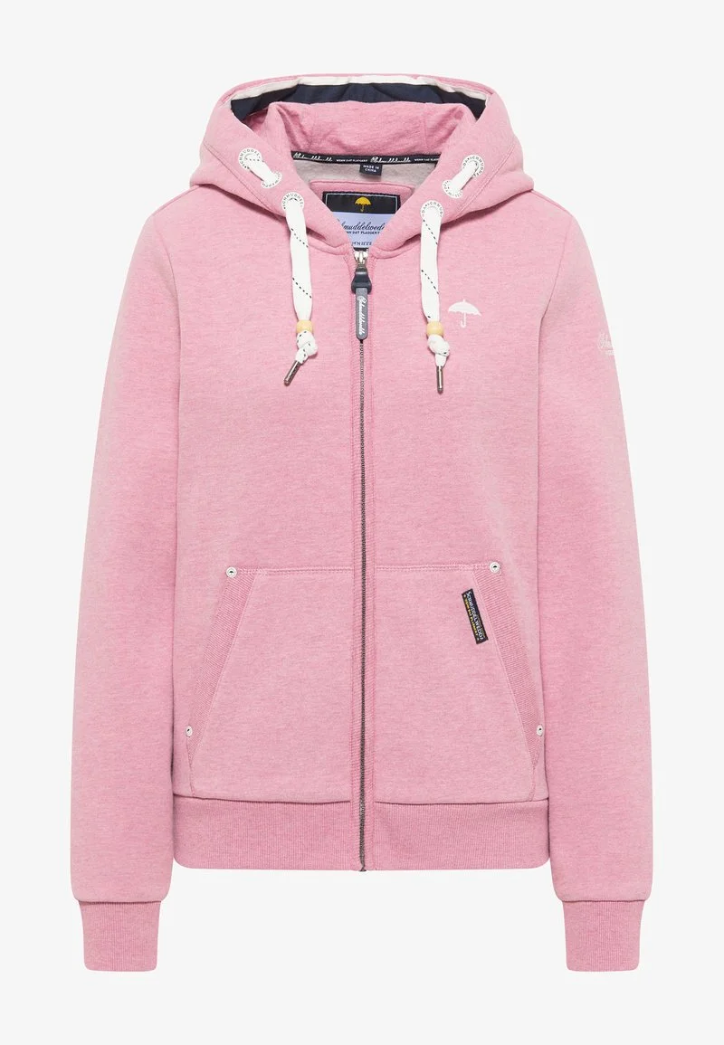 Schmuddelwedda Sweatjacke - Rotpink Melange 5 Schmuddelwedda Sweatjacke - Rotpink Melange – Bild 5