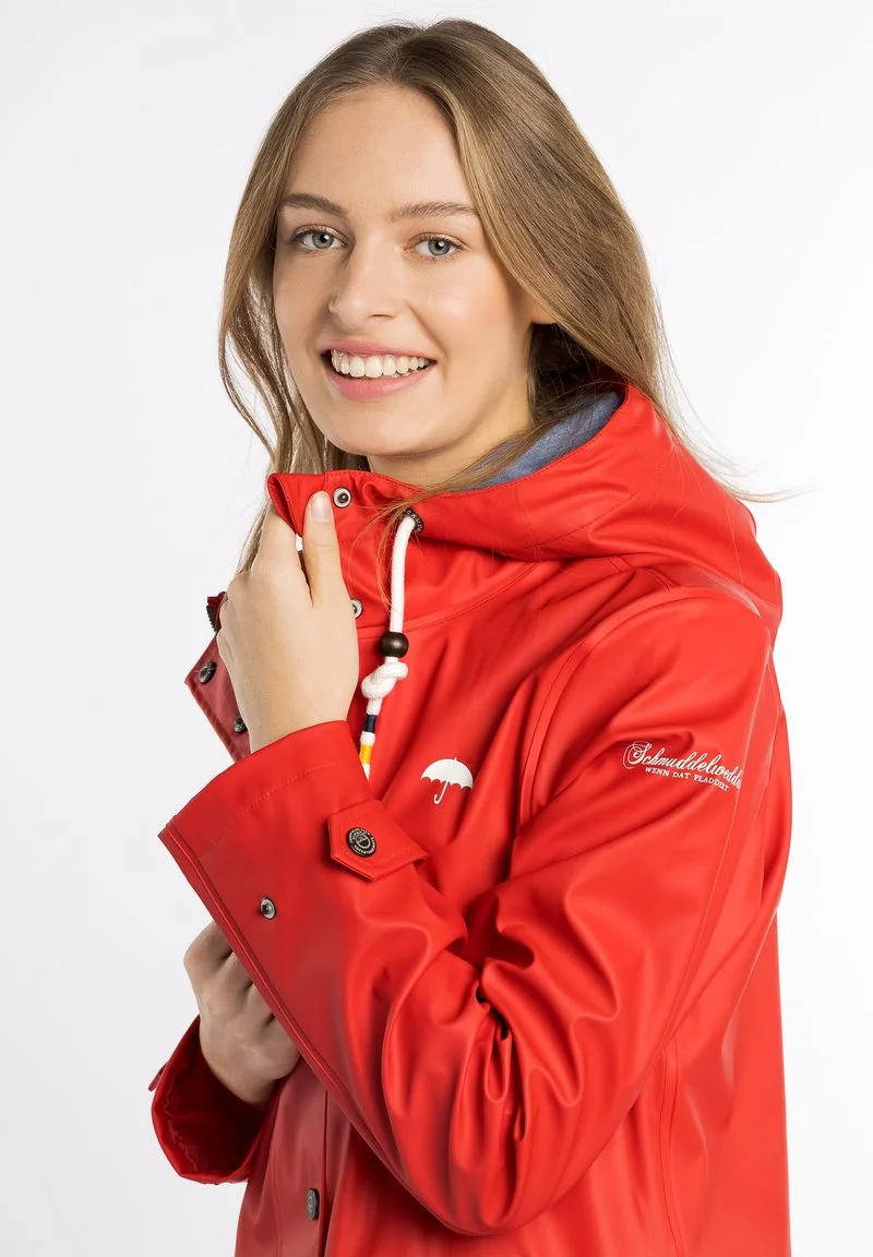 SCHMUDDELWEDDA INCUS - Parka - Rot Marine Melange 4 SCHMUDDELWEDDA INCUS - Parka - Rot Marine Melange – Bild 4