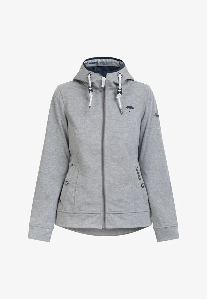 Schmuddelwedda KIANNA - Sweatjacke - Grau Melange Marine 5 Schmuddelwedda KIANNA - Sweatjacke - Grau Melange Marine – Bild 5