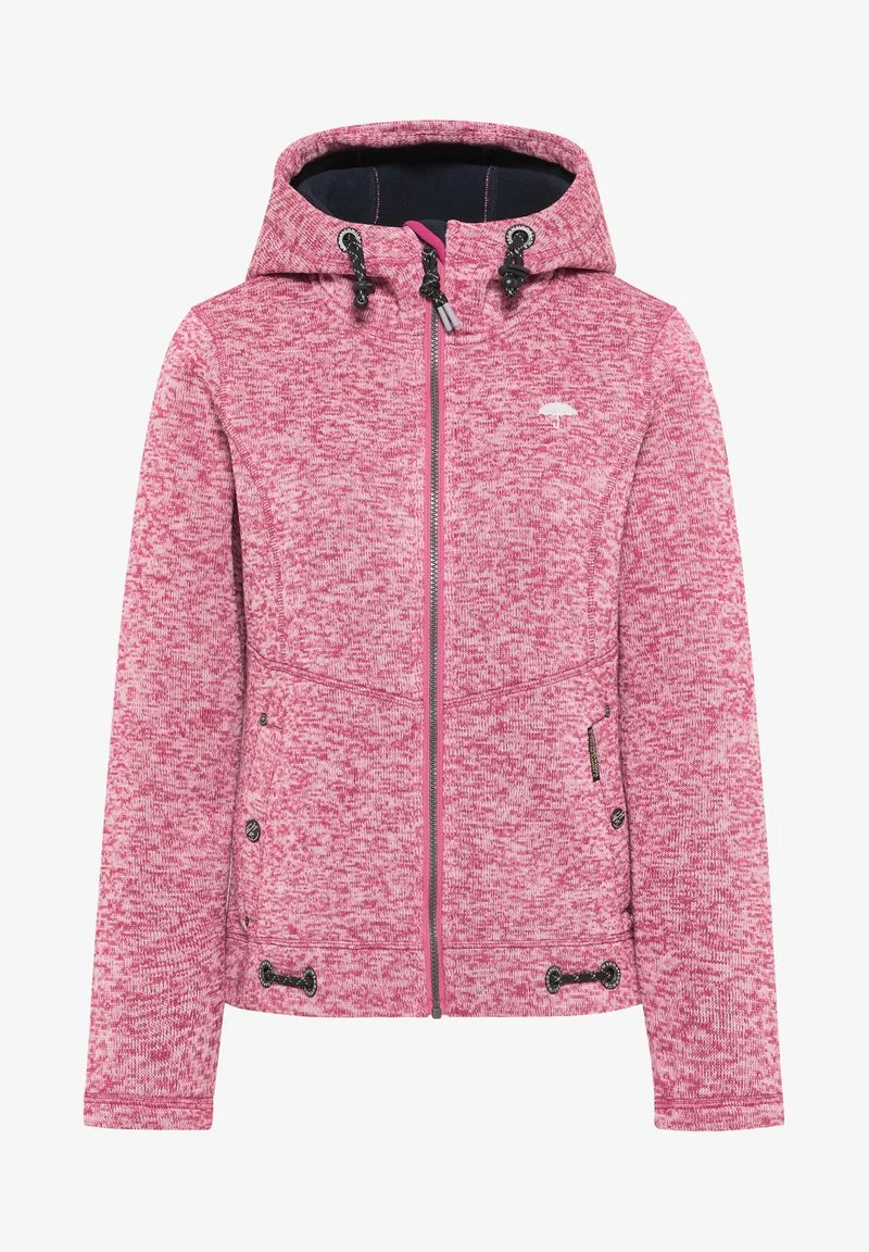 Schmuddelwedda Fleecejacke - Himbeerpink Melange 5 Schmuddelwedda Fleecejacke - Himbeerpink Melange – Bild 5