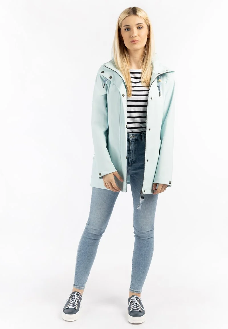 Schmuddelwedda REGEN - Regenjacke / Wasserabweisende Jacke - Blaumint 2 Schmuddelwedda REGEN - Regenjacke / Wasserabweisende Jacke - Blaumint – Bild 2