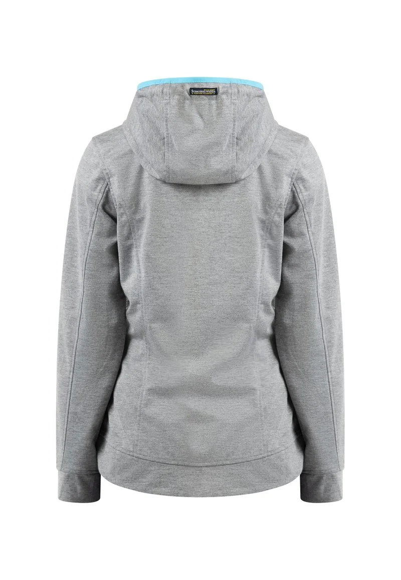 Schmuddelwedda KIANNA - Sweatjacke - Grau Melange Dunkelaqua 6 Schmuddelwedda KIANNA - Sweatjacke - Grau Melange Dunkelaqua – Bild 6
