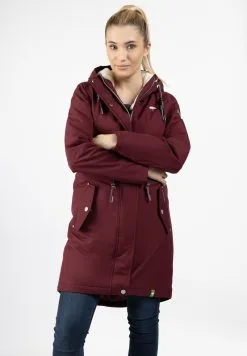 Schmuddelwedda Wintermantel - Weinrot