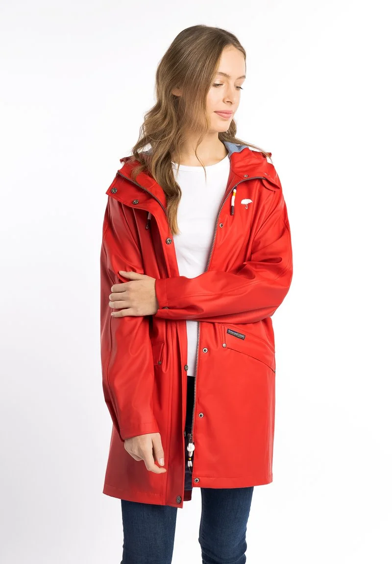 SCHMUDDELWEDDA INCUS - Parka - Rot Marine Melange 6 SCHMUDDELWEDDA INCUS - Parka - Rot Marine Melange – Bild 6