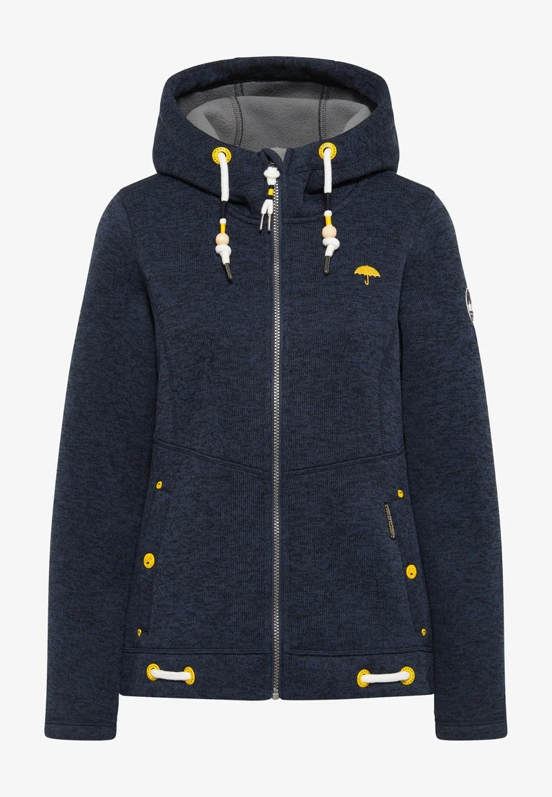 Schmuddelwedda Fleecejacke - Marine Melange Grau 5 Schmuddelwedda Fleecejacke - Marine Melange Grau – Bild 5