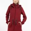 Schmuddelwedda Parka - Dunkelrot