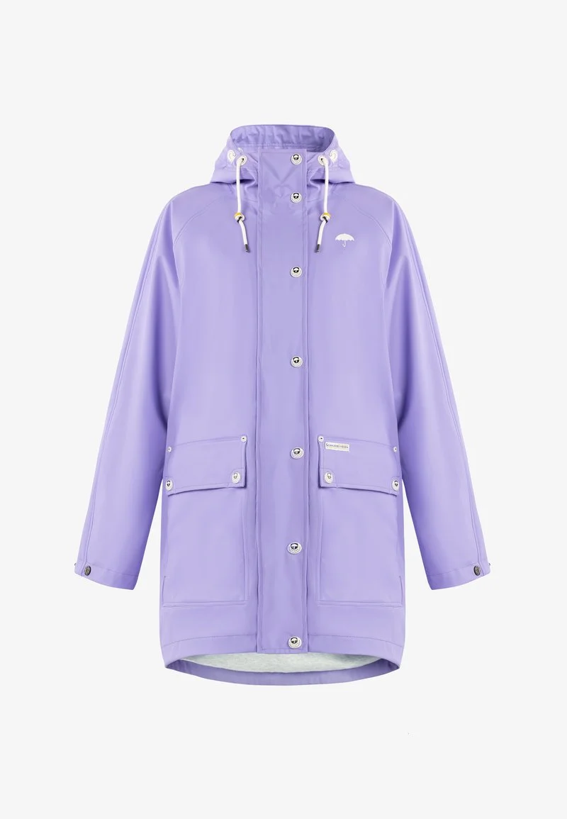 Schmuddelwedda Regenjacke / Wasserabweisende Jacke - Flieder 4 Schmuddelwedda Regenjacke / Wasserabweisende Jacke - Flieder – Bild 4