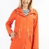 Schmuddelwedda Parka - Orangerot