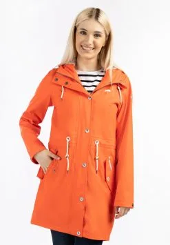 Schmuddelwedda Parka - Orangerot
